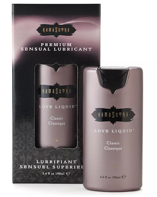 Kama Sutra Love Liquid Classic Water Based Lube - 3.4 Oz