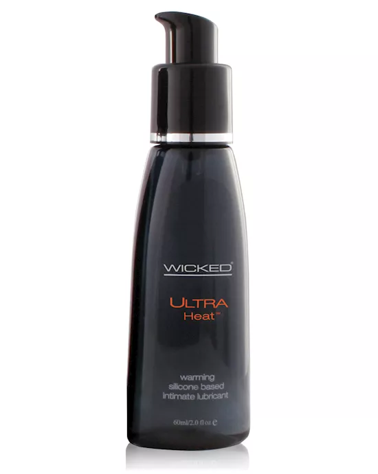 Wicked Sensual Care Ultra Heat Warming Sensation Silicone Based Lubricant - 2 oz