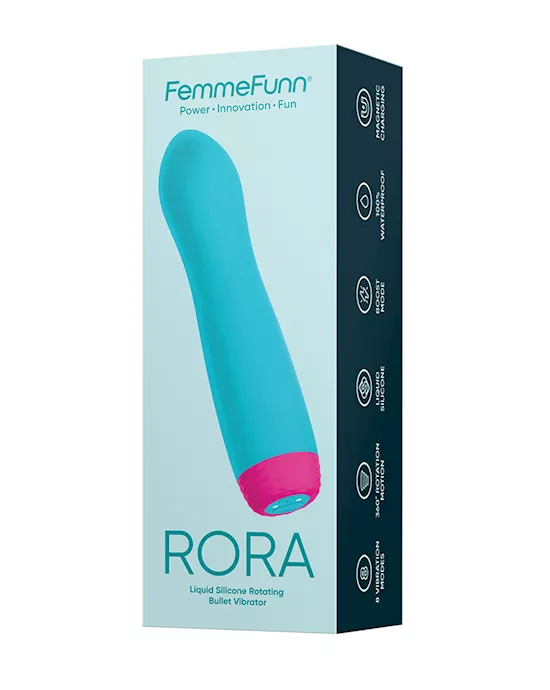 Femme Funn Rora Rotating Bullet - Turquoise