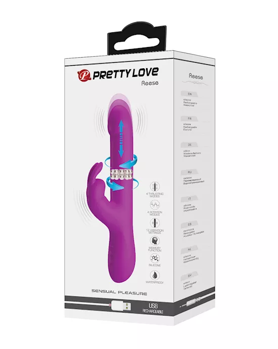 Pretty Love Reese Thrusting Rabbit - Fuchsia