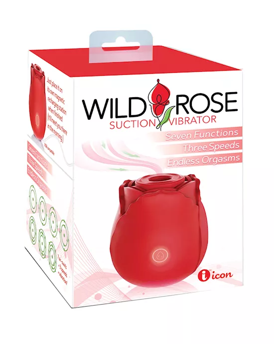 Wild Rose Classic Vibrator - Red