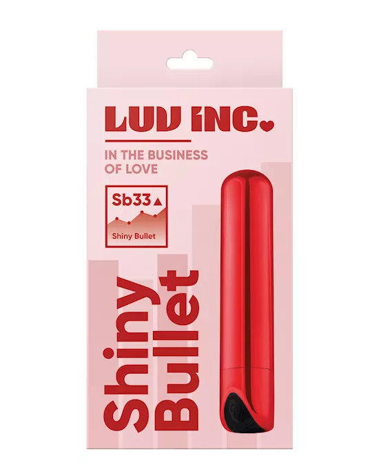 Luv Inc. Shiny Bullet - Red