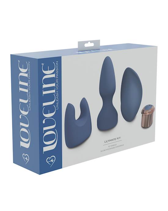 Shots LoveLine Ultimate Kit  Blue Grey