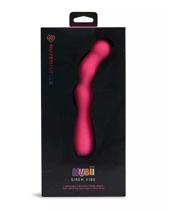 Nu Sensuelle Siren Nubii G-spot Vibe W/hinge - Pink