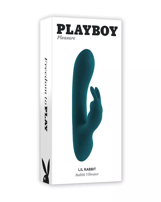 Playboy Pleasure Lil Rabbit Vibrator - Deep Teal